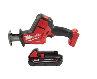 Milwaukee 2719-20-48-11-1820 M18 FUEL 18-Volt Lithium-Ion Brushless Cordless HACKZALL Reciprocating Saw with 2.0 Ah Battery