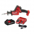 Milwaukee 2719-20-48-59-1835 M18 FUEL 18-Volt Lithium-Ion Brushless Cordless HACKZALL Reciprocating Saw with 3.0 Ah Battery and Charger