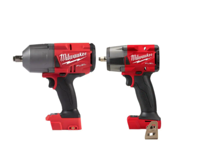 Milwaukee 2767-20-2960-20 M18 FUEL 18V Lithium-Ion Brushless Cordless 1/2 in. and 3/8 in. Impact Wrench with Friction Ring (2-Tool)