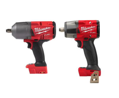 Milwaukee 2767-20-2962-20 M18 FUEL 18V Lithium-Ion Brushless Cordless 1/2 in. Impact Wrench with Mid Torque Impact Wrench (2-Tool)