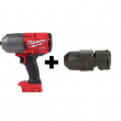 Milwaukee 2767-20-49-16-2767 M18 FUEL 18V Lithium-Ion Brushless Cordless 1/2 in. Impact Wrench with Friction Ring With Protective Boot