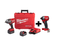 Milwaukee 2767-22-2853-20 M18 FUEL 18V Lithium-Ion Brushless Cordless 1/2 in. Impact Wrench with Friction Ring Kit W/ FUEL Impact Driver