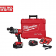Milwaukee 2803-22 M18 FUEL 18-Volt Lithium-Ion Brushless Cordless 1/2 in. Drill / Driver Kit W/(2) 5.0Ah Batteries, Charger, and Hard Case