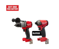 Milwaukee 2804-20-2760-20 M18 FUEL 18-Volt Lithium-Ion Brushless Cordless 1/2 in. Hammer Drill/Driver and Hydraulic Impact Driver (2-Tool)