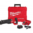 Milwaukee 2821-21 M18 FUEL 18V Lithium-Ion Brushless Cordless SAWZALL Reciprocating Saw Kit W/one 5.0 Ah Batteries, Charger and Case