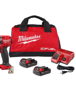 Milwaukee 2960-22CT M18 FUEL GEN-2 18V Lithium-Ion Mid Torque Brushless Cordless 3/8 in. Impact Wrench with Friction Ring Kit