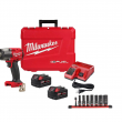 Milwaukee 2962-22-49-66-7024 M18 FUEL GEN-2 18V Lithium-Ion Mid Torque Brushless Cordless 3/8 in. Impact Wrench Kit with Socket Set (8-Piece)