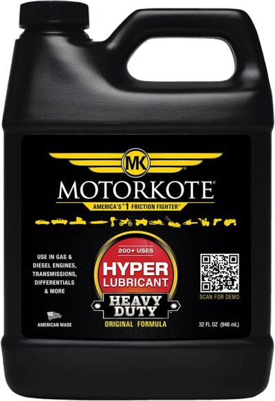 Motorkote MK-HL32-06 Heavy Duty Hyper Lubricant Engine Treatment, 32-Ounce, Single, Black