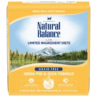 Natural Balance L.I.D. Limited Ingredient Diets Green Pea & Duck Formula Dry Cat Food, 10 lbs.