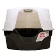 Nature's Miracle Hooded Corner Litter Box With Odor Control Charcoal Filter