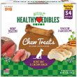 Nylabone Healthy Edibles 2 Flavor Variety Pack Petite Dog Bone Chews, X-Small, Count of 34