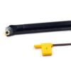 OSCARBIDE Indexable Boring Bar 3/4'' x 10''Overall Length,Right-Hand Sclcr Boring Bar with CCMT09T304(CCMT32.5),1 Piece