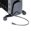 OmniHeat 1500-Watt Oil-filled Radiant Flat Panel Indoor Electric Space Heater with Thermostat