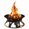 Outland Living Firebowl Outdoor Fire Pit, 21-inch, 58,000 BTU with Fire Pit Cover & Carry Kit, Smokeless Gas Firebowl 