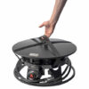 Outland Living Firebowl Outdoor Fire Pit, 21-inch, 58,000 BTU with Fire Pit Cover & Carry Kit, Smokeless Gas Firebowl 