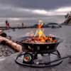 Outland Living Firebowl Outdoor Fire Pit, 21-inch, 58,000 BTU with Fire Pit Cover & Carry Kit, Smokeless Gas Firebowl 