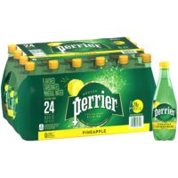Perrier Pineapple Flavored Carbonated Mineral Water, 16.9 Fl Oz (24Count)
