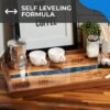 Promise Epoxy - Clear Table Top Epoxy Resin That Self Levels, This is a 1 Gallon High Gloss (0.5 Gallon Resin + 0.5 Gallon Hardener) Kit That’s UV Resistant – It’s DIYer with Minimal Bubbles