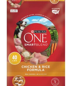 Purina ONE Natural Dry Dog Food SmartBlend Chicken & Rice Formula - 40 lb. Bag