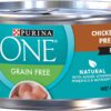 Purina ONE Natural Grain Free Wet Cat Food Pate Chicken Recipe - (24) 3 oz. Pull-Top Cans