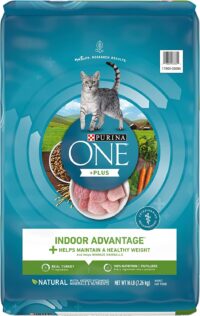 Purina ONE Natural, Low Fat, Weight Control, Indoor Dry Cat Food, +Plus Indoor Advantage - 16 lb. Bag