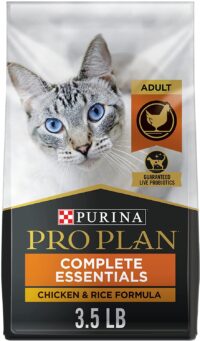 Purina Pro Plan High Protein Dry Cat Food With Probiotics for Cats, Chicken and Rice Formula - 3.5 lb. Bag