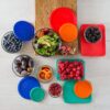 Pyrex Simply Store 18 Piece Meal Prep Storage Containers Set, Large and Small | Round and Rectangle Glass Food Storage Containers with Lids | Doesn't Absorb Food Odors, Flavors, or Stains