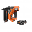 RIDGID R09891B-AC8400802 18V Brushless Cordless 18-Gauge 2-1/8 in. Brad Nailer with CLEAN DRIVE Technology with 18V 2.0 Ah Lithium-Ion Battery