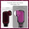 TYMO Ionic Hair Straightener Brush - Enhanced Ionic Straightening Brush with 16 Heat Levels for Frizz-Free Silky Hair, Anti-Scald & Auto-Off Safe & Easy to Use