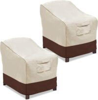 Vailge Patio Chair Covers, Lounge Deep Seat Cover, Waterproof Outdoor Lawn Patio Furniture Covers (2 Pack - Large)