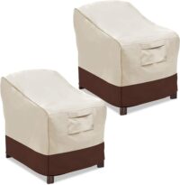 Vailge Patio Chair Covers, Lounge Deep Seat Cover, Waterproof Outdoor Lawn Patio Furniture Covers (2 Pack – Small)
