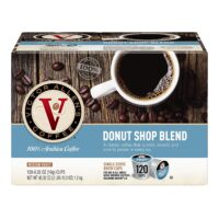 Victor Allen's Coffee Donut Shop Blend, Medium Roast, 120 Count, Single Serve Coffee Pods for Keurig K-Cup Brewers