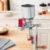 Victoria Manual High Hopper Grain Grinder, Silver