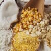 Victoria Manual High Hopper Grain Grinder, Silver