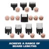 Wahl Groomsman Rechargeable Beard Trimming kit for Mustaches, Nose Hair, and Light Detailing and Grooming with Bonus Wet/Dry Electric Nose Trimmer – Model 5622