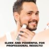 Wahl Groomsman Rechargeable Beard Trimming kit for Mustaches, Nose Hair, and Light Detailing and Grooming with Bonus Wet/Dry Electric Nose Trimmer – Model 5622