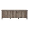 Walker Edison Furniture Company 70 in. Gray Wash Composite TV Stand 75 in. with Doors