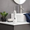 Waterpik Cordless Advanced Water Flosser For Teeth, Gums, Braces, Dental Care With Travel Bag and 4 Tips, ADA Accepted, Rechargeable, Portable, and Waterproof, White WP-560