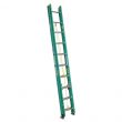 Werner D5920-2 20 ft. Fiberglass D-Rung Extension Ladder with 225 lb. Load Capacity Type II Duty Rating