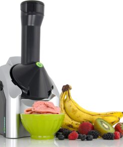 Yonanas 902 Soft Serve Dessert Maker, Sorbet and Ice Cream Maker, 200-Watts, Silver