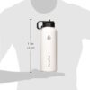Thermoflask Double Stainless Steel Insulated Water Bottle with Two Lids, 40 oz, White