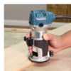 Makita RT0701C 6.5 Amp 1-1/4 HP Corded Fixed Base Variable Speed Compact Router with Quick-Release