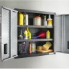 Gladiator GAWG28FDYG Ready-to-Assemble Full-Door Wall GearBox Steel Wall-mounted Garage Cabinet in Gray (28-in W x 28-in H x 12-in D)