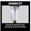 Makita RT0701C 6.5 Amp 1-1/4 HP Corded Fixed Base Variable Speed Compact Router with Quick-Release