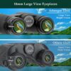 Adorrgon 12x42 HD Binoculars for Adults with Upgraded Phone Adapter, Tripod and Tripod Adapter - Large View Binoculars with Clear Low Light Vision - Waterproof Binoculars for Bird Watching Hunting Travel