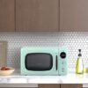 Winia WOR07R3ZEM Retro Microwave, 0.7 Cu. Ft, Mint