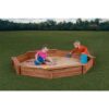 Creative Cedar Designs 7120 Octagon 6.5 ft. x 7 ft. Sandbox Kit with Cover Creative Cedar Designs 7120 Octagon 6.5 ft. x 7 ft. Sandbox Kit with Cover