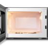 COMFEE' EM720CPL-PMB Countertop Microwave Oven with Sound On/Off, ECO Mode and Easy One-Touch Buttons, 0.7cu.ft, 700W, Black