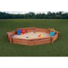 Creative Cedar Designs 7120 Octagon 6.5 ft. x 7 ft. Sandbox Kit with Cover Creative Cedar Designs 7120 Octagon 6.5 ft. x 7 ft. Sandbox Kit with Cover