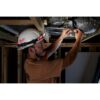 Milwaukee 550 Lumens LED REDLITHIUM USB Pivoting Flood Light & 600 Lumens LED USB Low-Profile Hard Hat Headlamp (2-Pack)